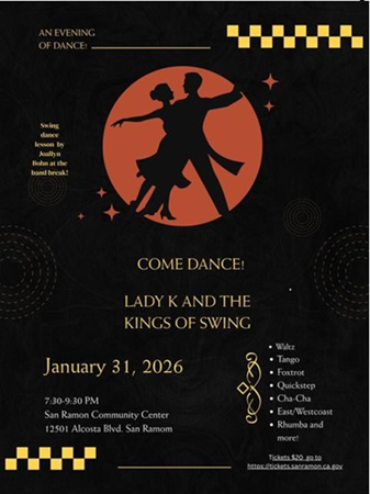 Lady K and the Kings of Swing present An Evening of Dance 2026